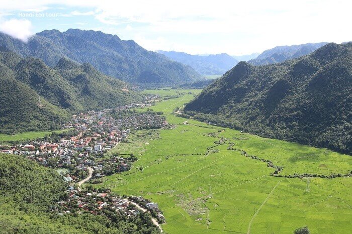 Mai Chau panoramic view photo