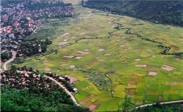 Mai Chau valley view